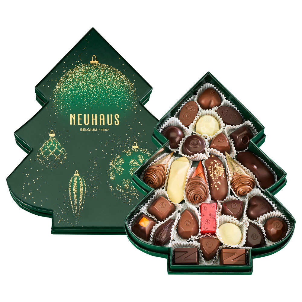 Christmas Tree Box 27 Chocolates Neuhaus